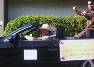 Roman Reyna at the Fiestas Parade