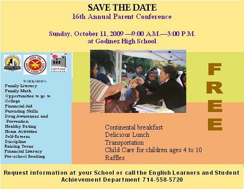 SAUSD Parent Conference