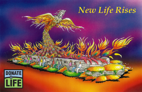 Donate Life Rose Parade Float