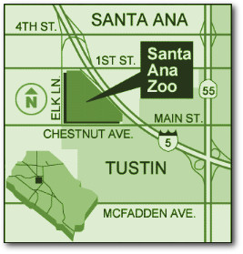 Santa Ana Zoo Map