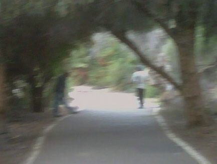 Men lurking at Santiago Park