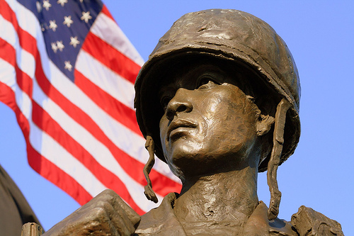 Vietnam War Memorial in Westminster