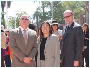 Michael B. Giancola with Janet Nguyen and Matt Harper