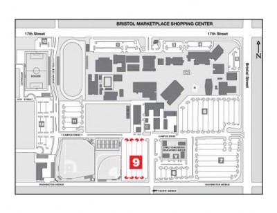 Santa Ana College Map