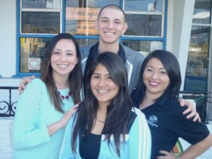 Liz Cruz, Jesse Barrios, and Martha Trejo and Daisy Monjaras