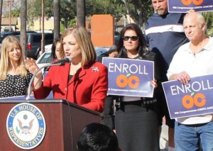 Loretta Sanchez loves Obamacare