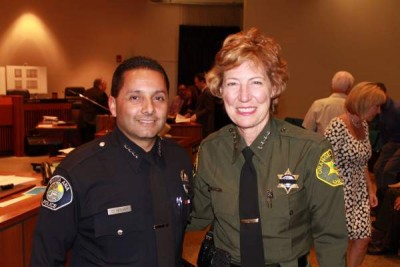 Carlos Rojas and Sandra Hutchens