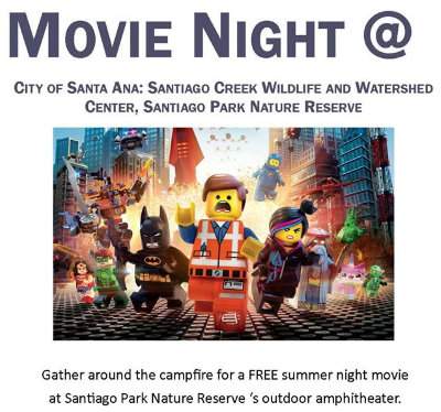 Santiago Creek Lego Movie Night