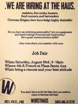 Wursthaus jobs