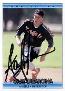 Gary DiSarcina baseball card