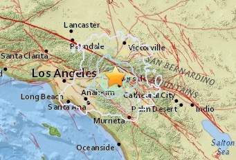 7.25.15 Fontana Earthquake