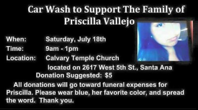 Car Wash for Priscilla Vallejo