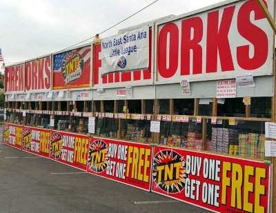 NESALL Fireworks stand