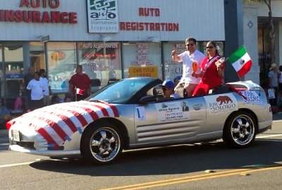 Jose Solorio at the 2015 Fiestas Patrias Parade