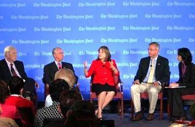 Loretta Sanchez at Religion in America Show