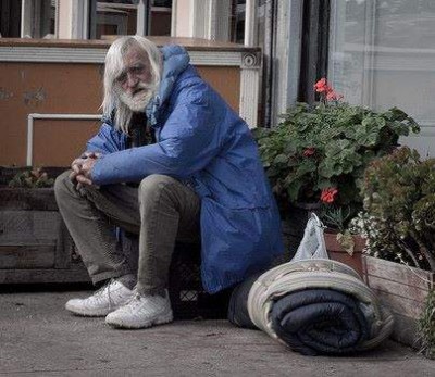 Homeless man