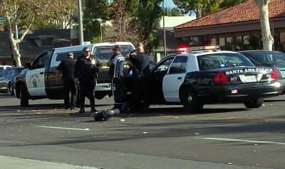 Accident at Wendy's in Santa Ana