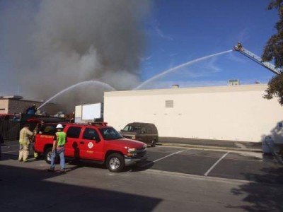 OCFA puts out plastics fire in Santa Ana