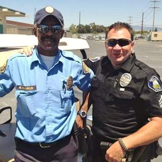 Noble Franklin and an SAPD officer